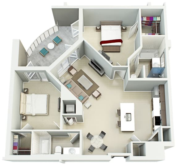 Floor Plans of NORA Apartments in Orlando, FL